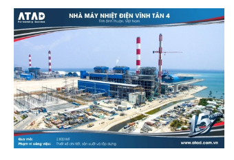 Nhà máy nhiệt điện Vĩnh Tân, Bình Thuận - Xe Nâng Người ALV Vina - Công Ty TNHH Thương Mại Dịch Vụ ALV Vina